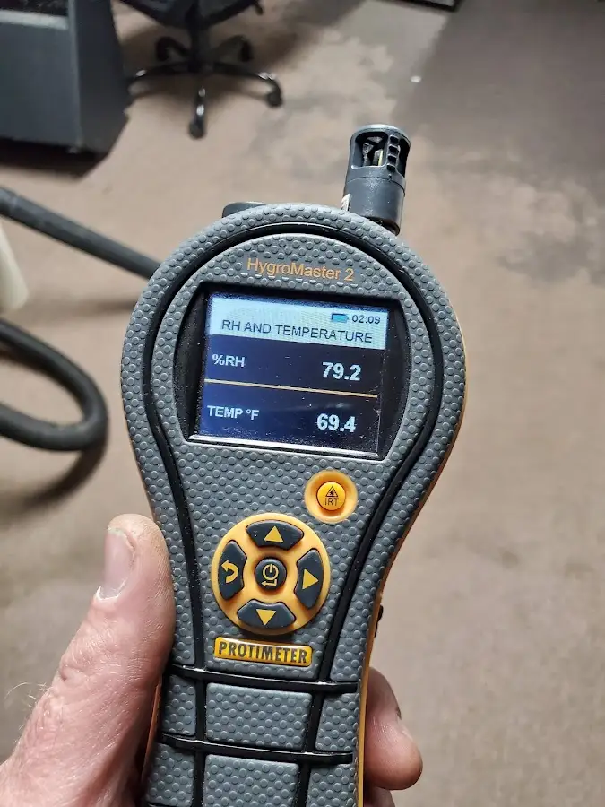 Moisture meter humidity assessment for Fire & Smoke Damage Restoration in Montvale